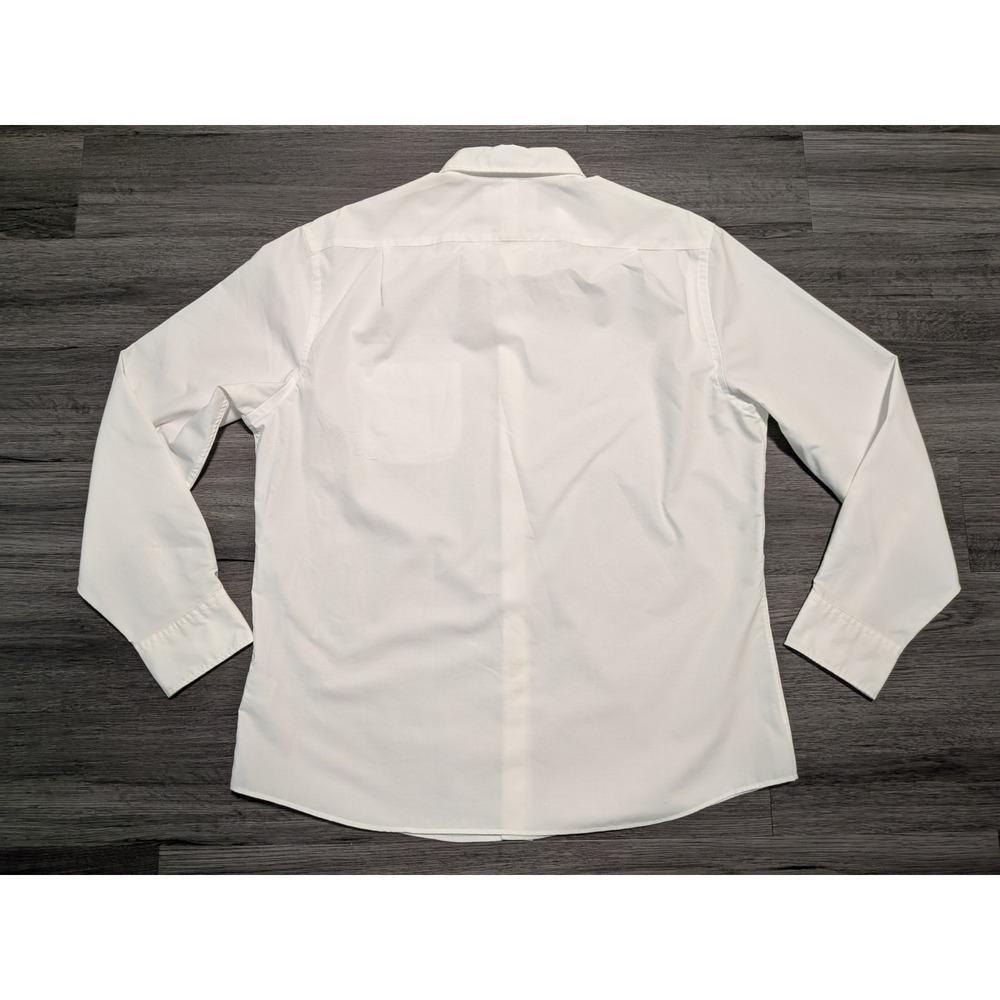 NWT Charles Tyrwhitt Men's White Non‎ Iron Stretch Poplin Slim Fit Shirt Size XL - Picture 9 of 9